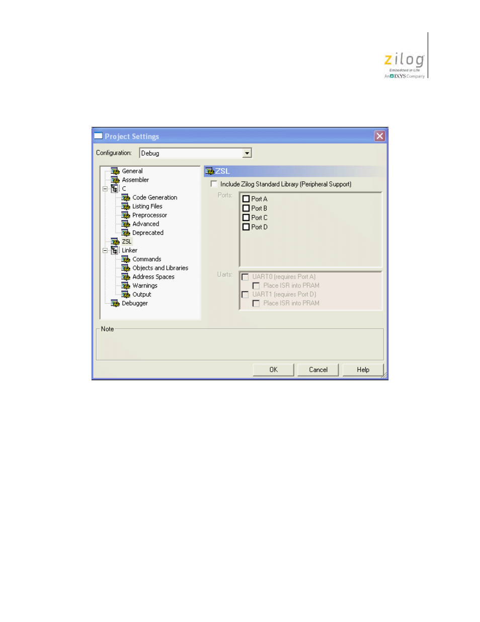 Zilog Z8F0130 User Manual | Page 117 / 582
