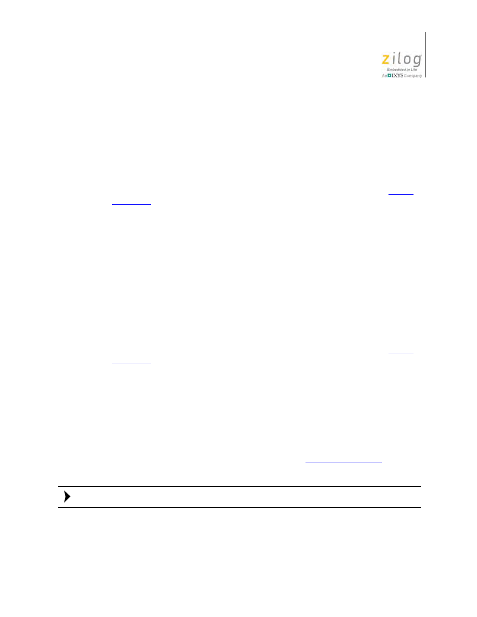 Zilog Z8F0130 User Manual | Page 125 / 582