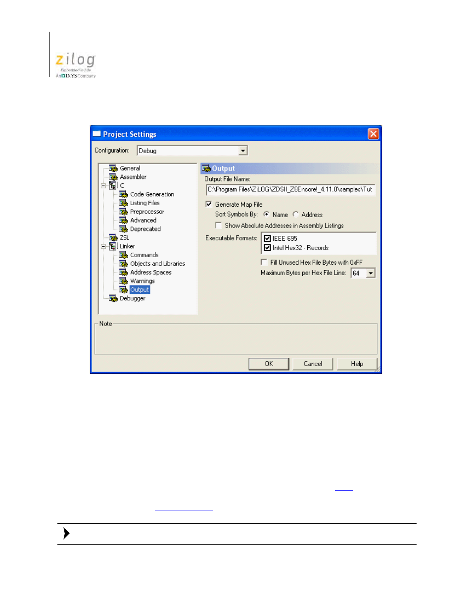 Zilog Z8F0130 User Manual | Page 132 / 582