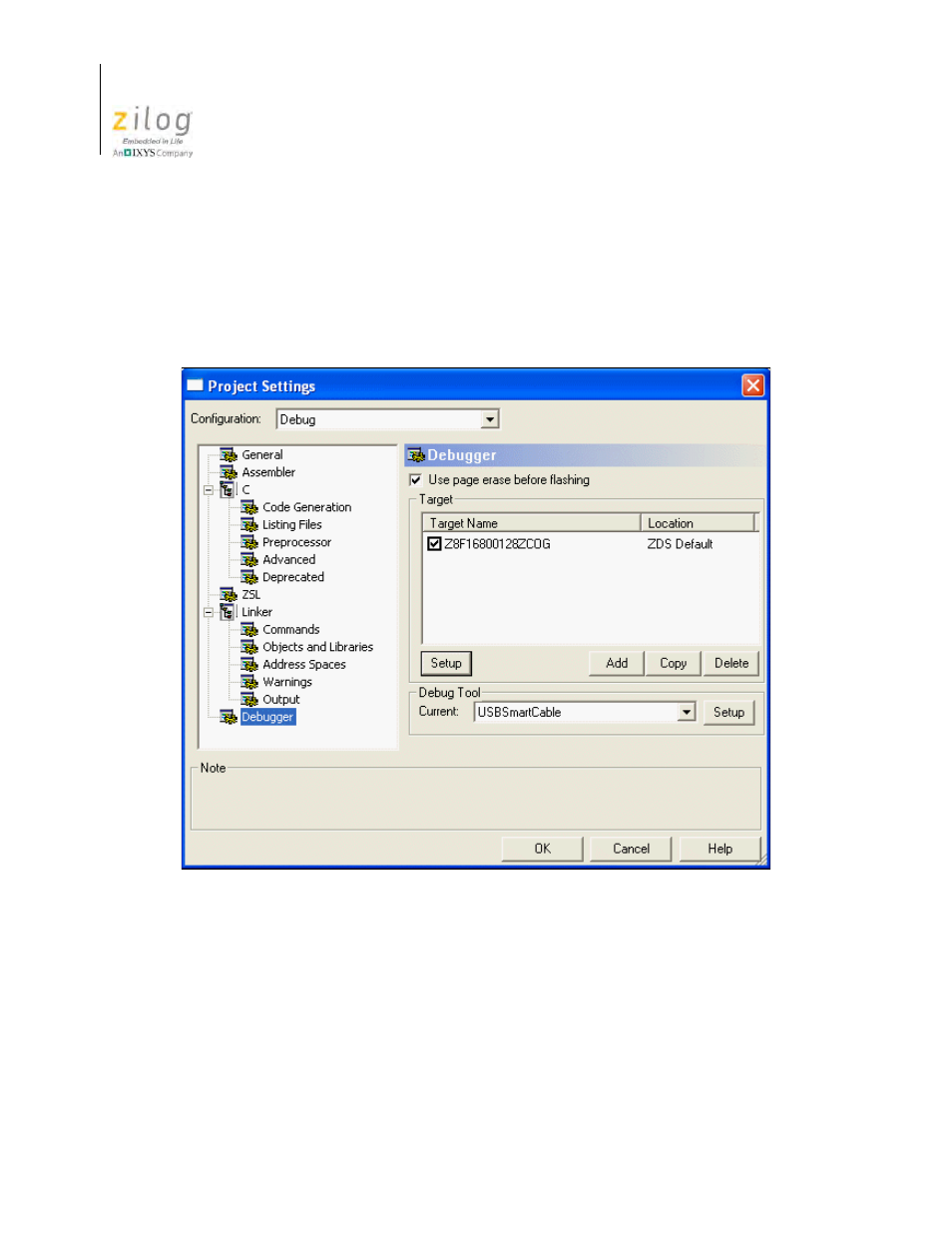 Zilog Z8F0130 User Manual | Page 134 / 582