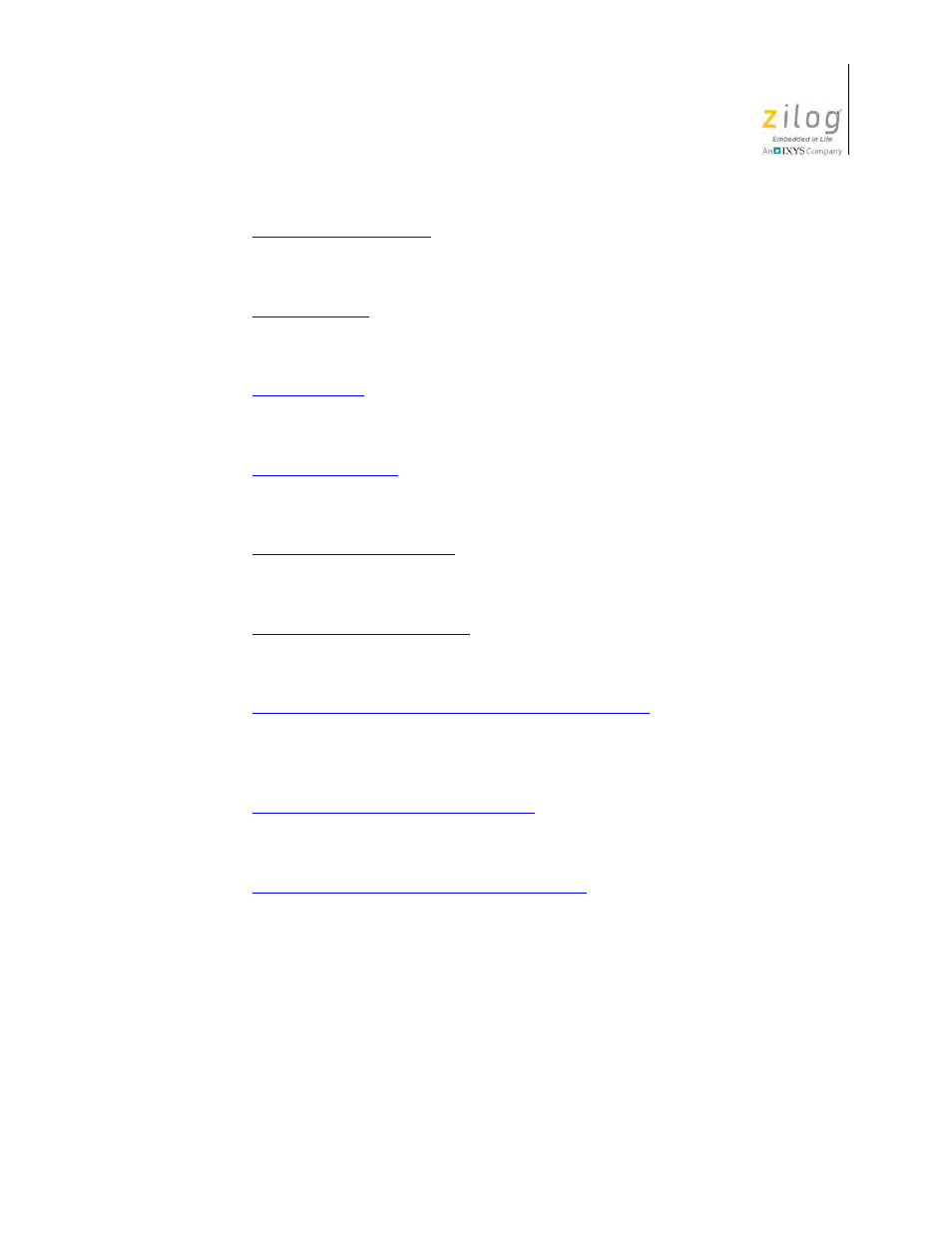 Additional keywords for storage specification | Zilog Z8F0130 User Manual | Page 219 / 582