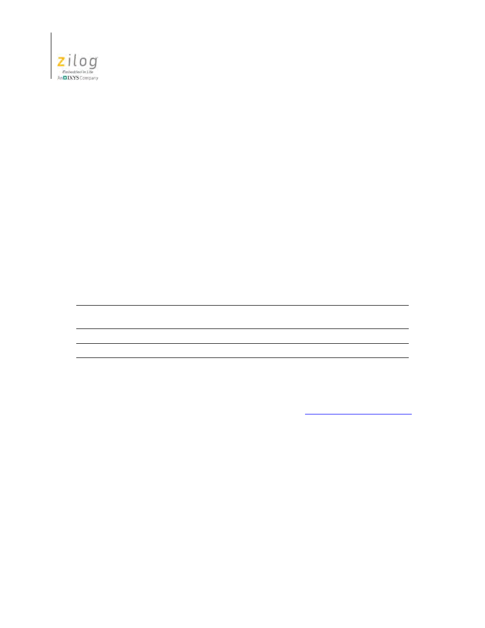 Table 11, Default storage specifiers | Zilog Z8F0130 User Manual | Page 222 / 582