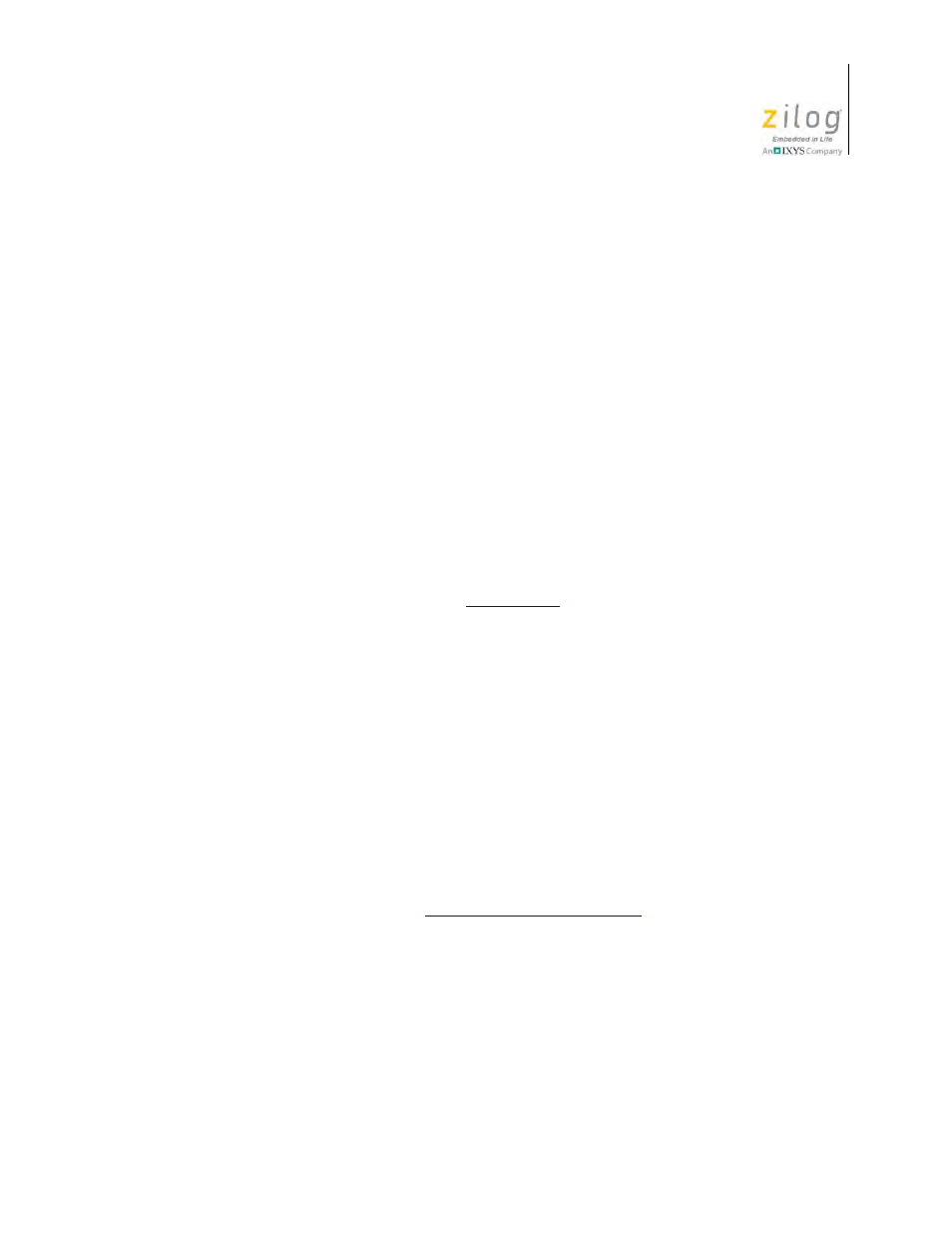 Zilog Z8F0130 User Manual | Page 241 / 582