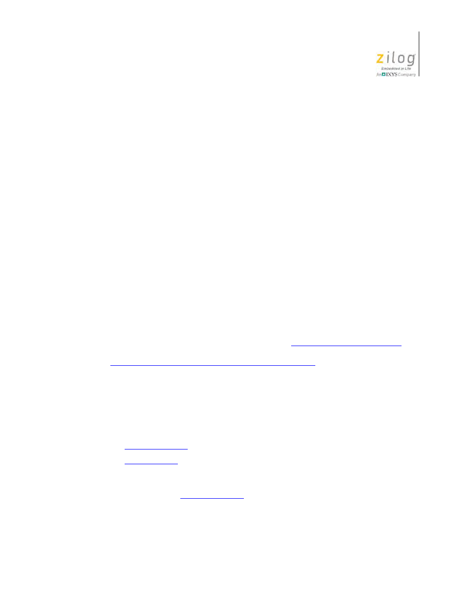 Run-time library | Zilog Z8F0130 User Manual | Page 249 / 582