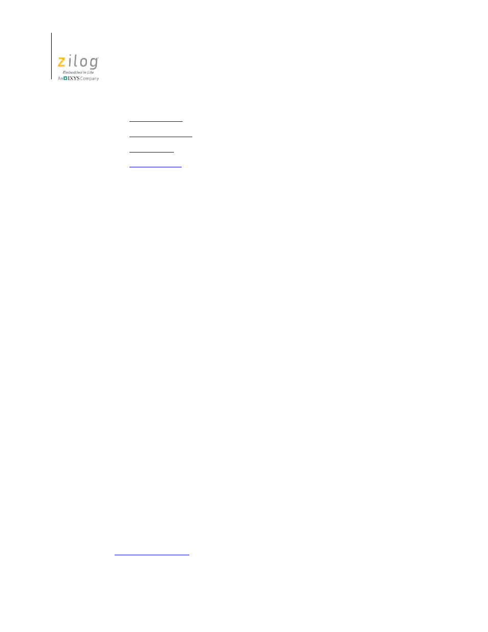 Zilog Z8F0130 User Manual | Page 326 / 582