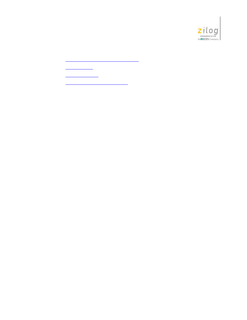 Zilog Z8F0130 User Manual | Page 337 / 582