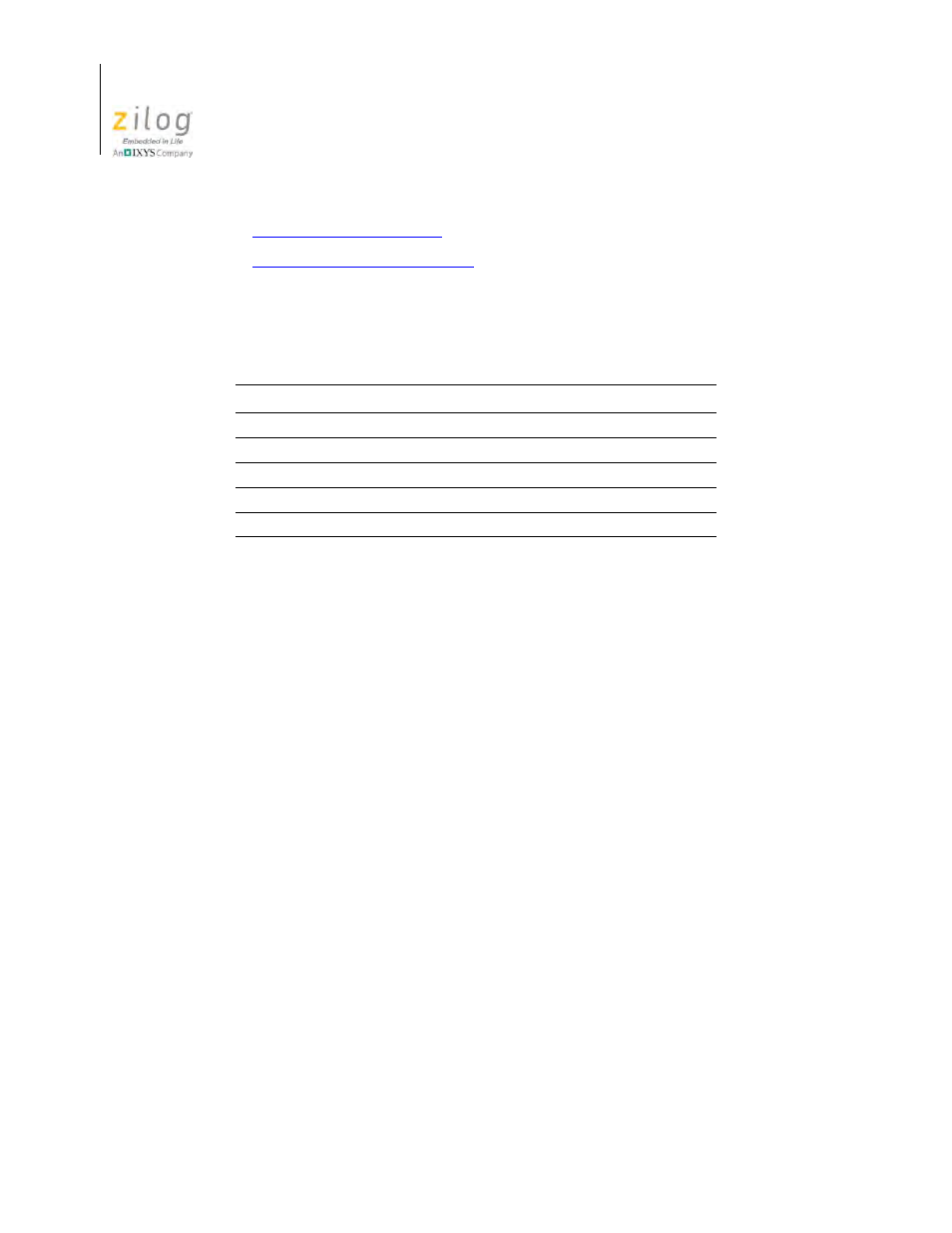 Table 20, Assembler directives for structured assembly | Zilog Z8F0130 User Manual | Page 342 / 582