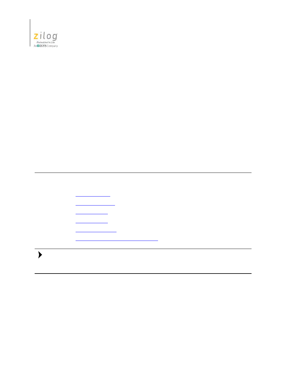 Zilog Z8F0130 User Manual | Page 416 / 582