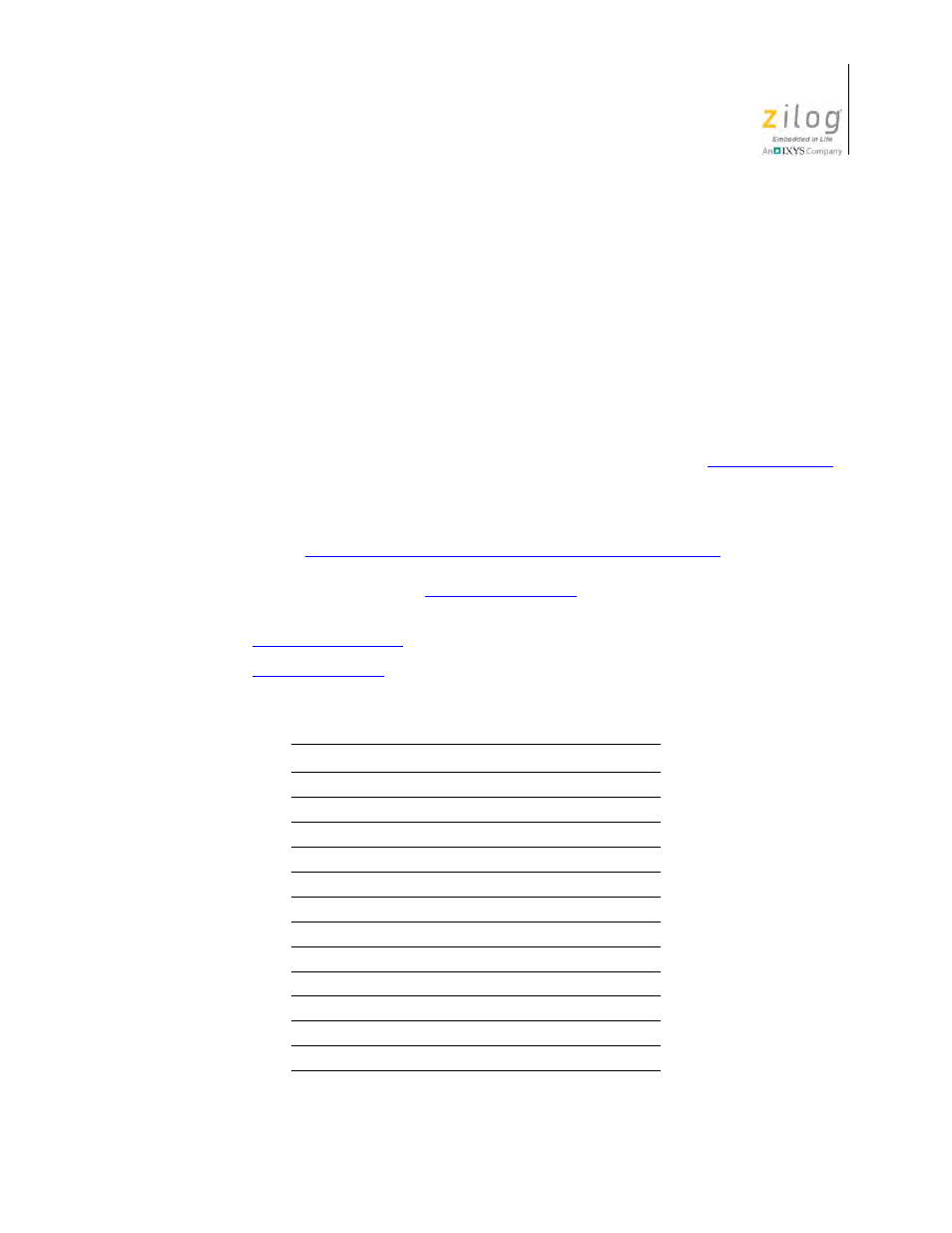 Appendix b. c standard library, Table 22, Standard headers | Zilog Z8F0130 User Manual | Page 439 / 582