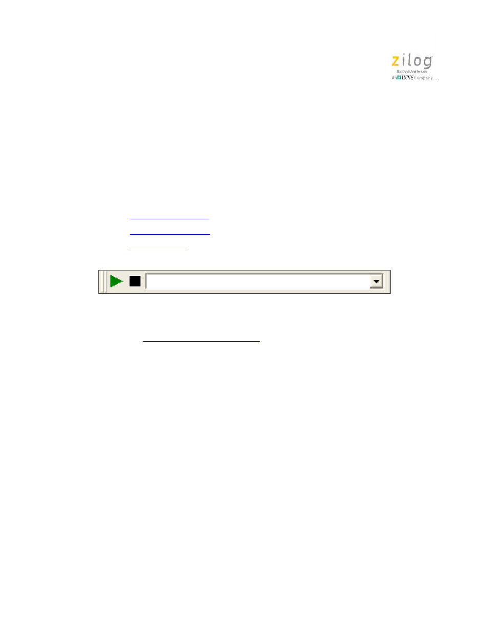 Command processor toolbar, Figure 19. command processor toolbar, Find field | Zilog Z8F0130 User Manual | Page 55 / 582