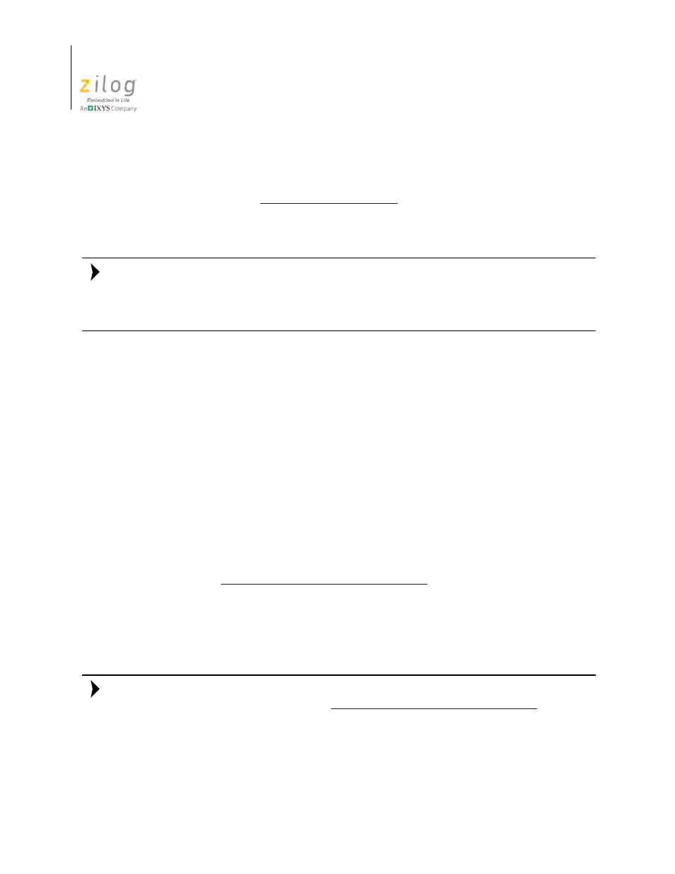 Zilog Z8F0130 User Manual | Page 94 / 582