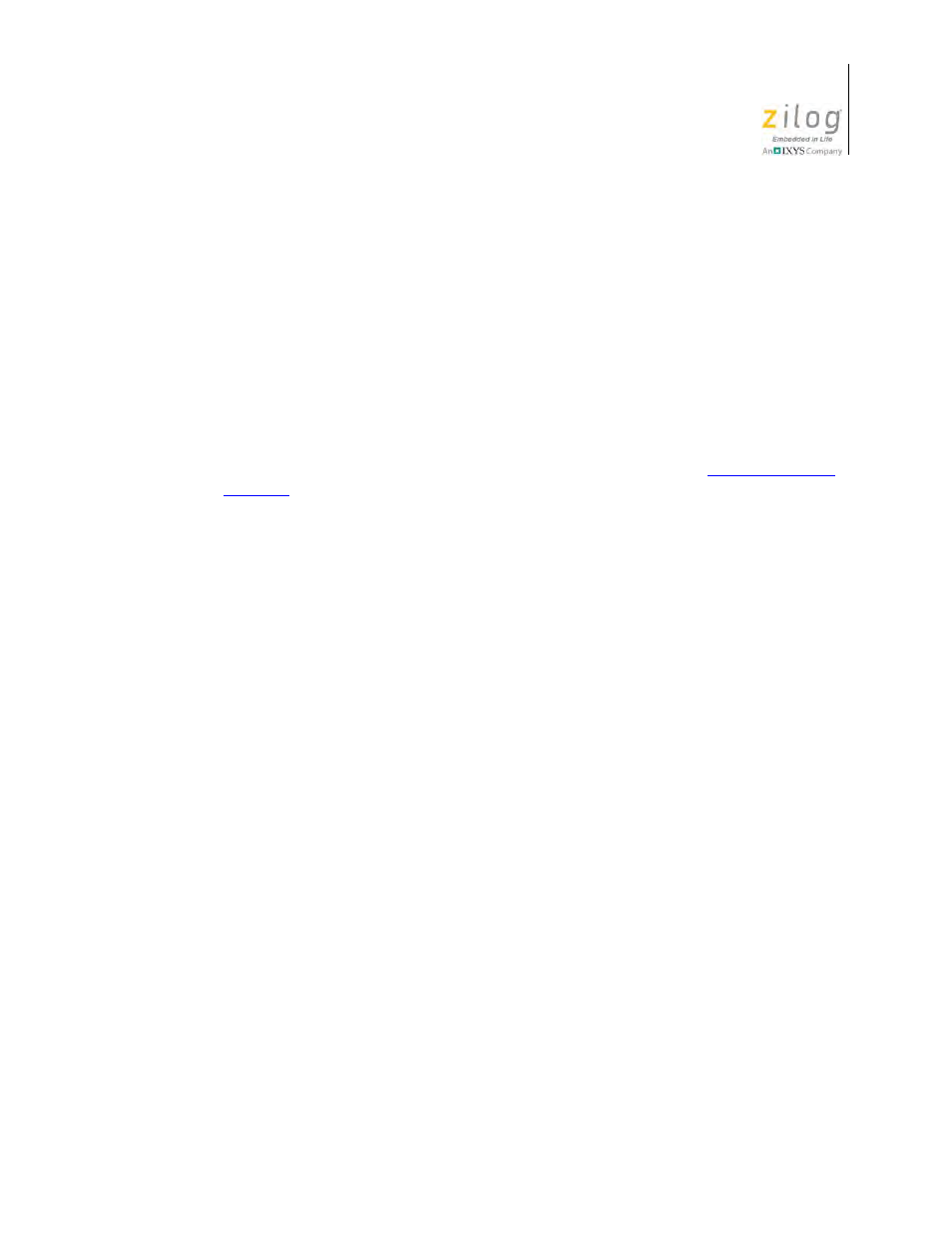 Zilog Z8F0130 User Manual | Page 97 / 582