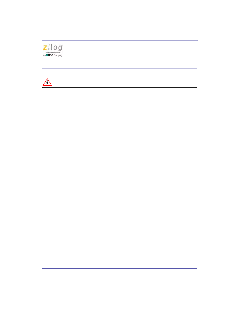 Zilog Z8F0130 User Manual | Page 13 / 13