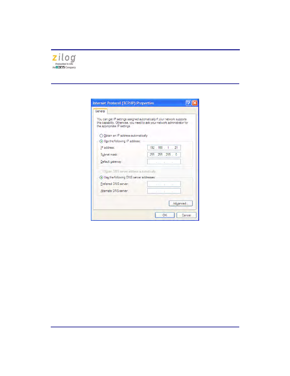 Zilog Z8F0130 User Manual | Page 8 / 13