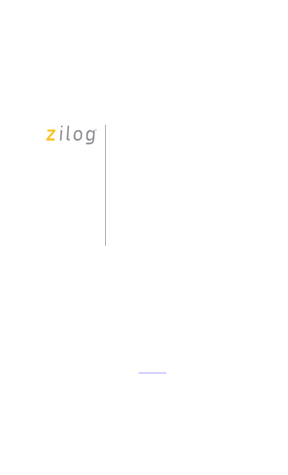 Zilog Z8F0113 User Manual | 17 pages