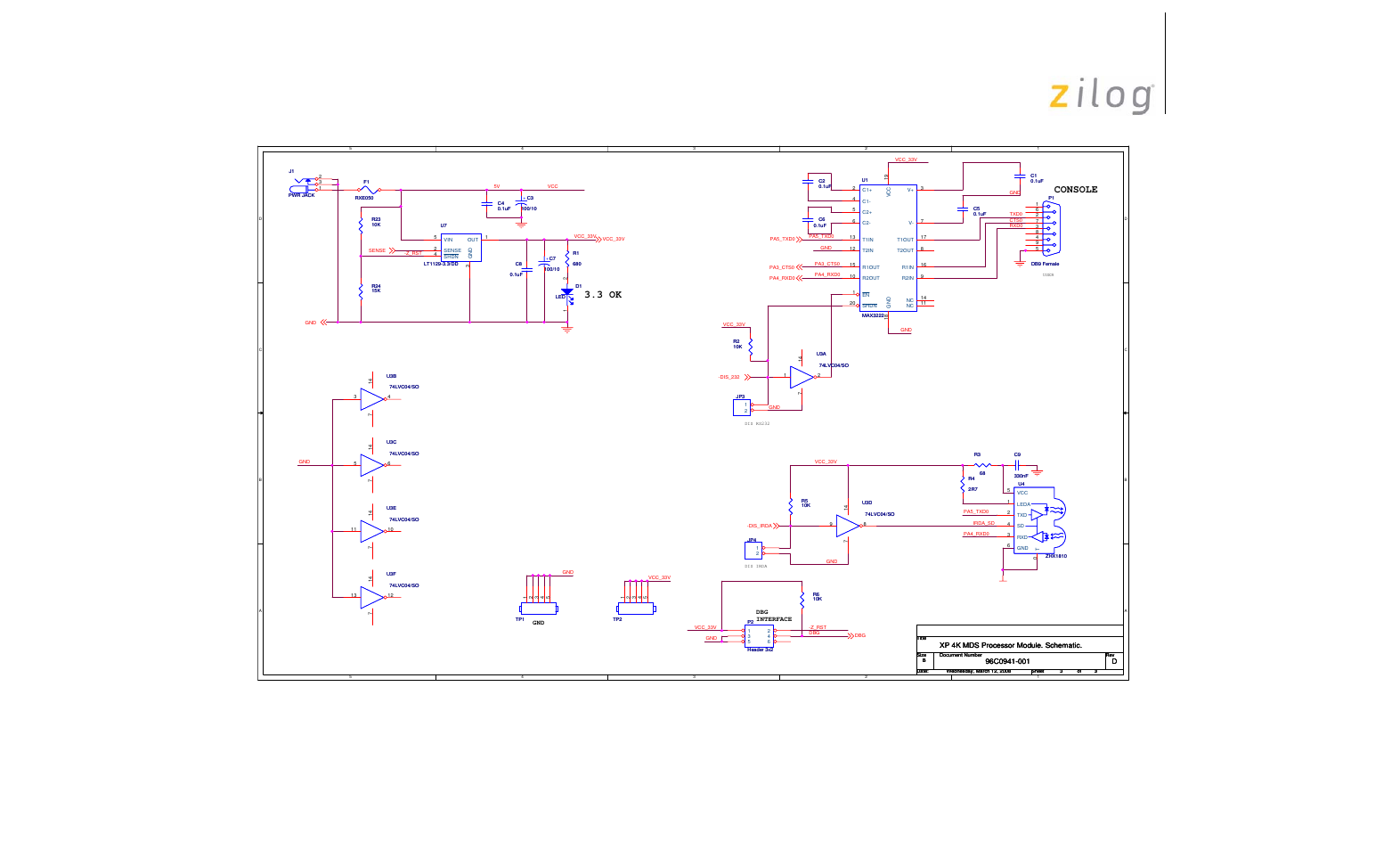 Figure 4, Z8 encore! xp, F042a series development kit user manual | Console, 3 ok | Zilog Z8F0113 User Manual | Page 15 / 17