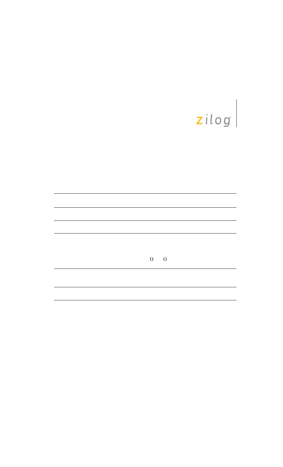 Revision history | Zilog Z8F011A User Manual | Page 2 / 15