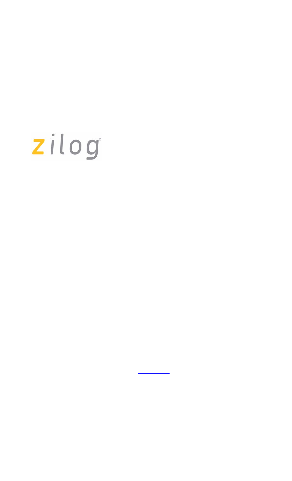 Zilog Z8F0411 User Manual | 17 pages