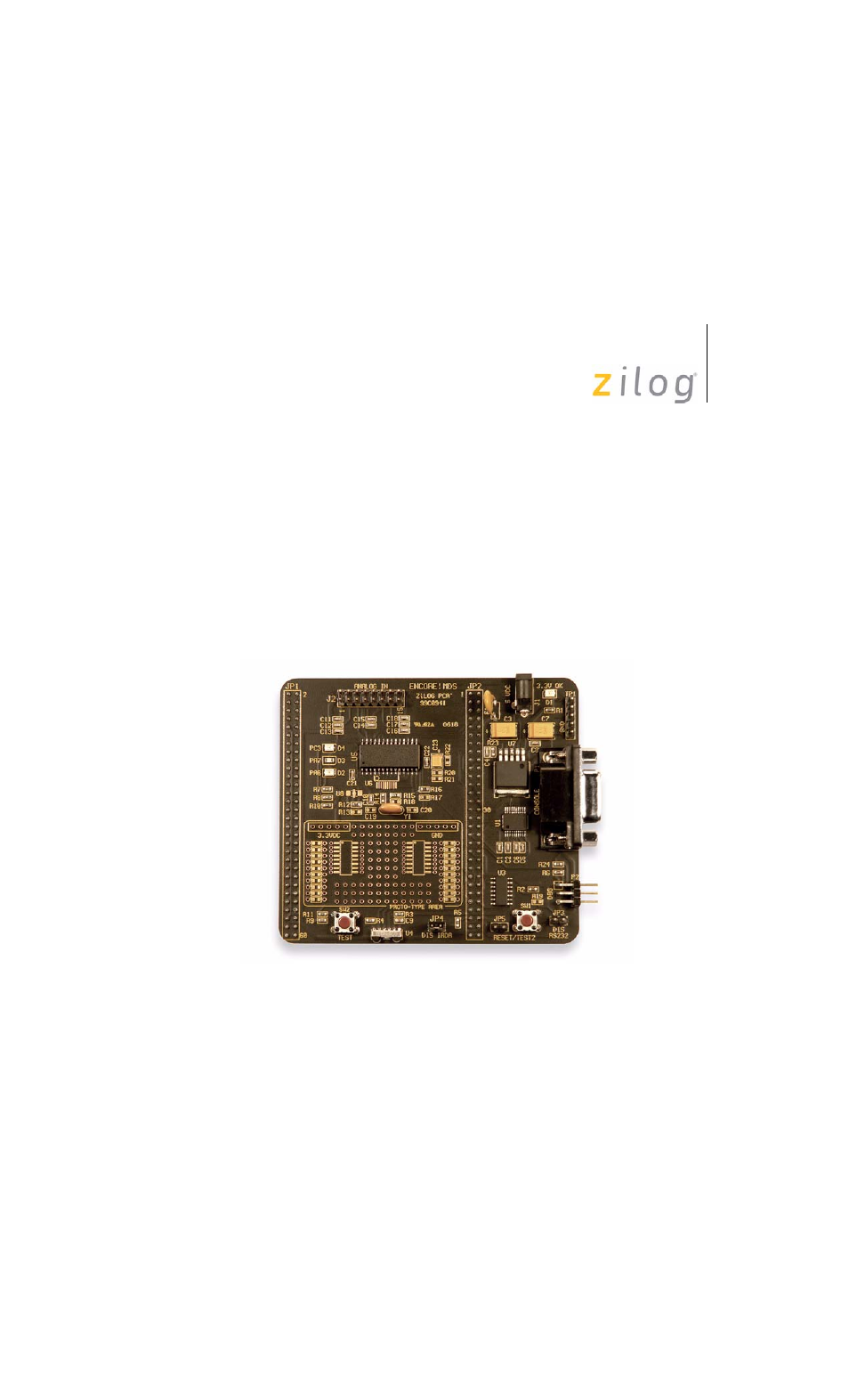 F1680 28-pin series development board | Zilog Z8F0880 User Manual | Page 10 / 19