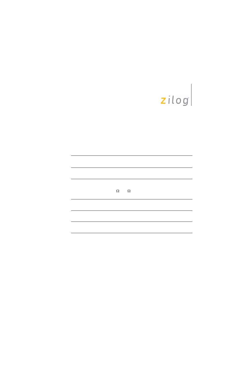 Revision history | Zilog Z8F0880 User Manual | Page 3 / 19