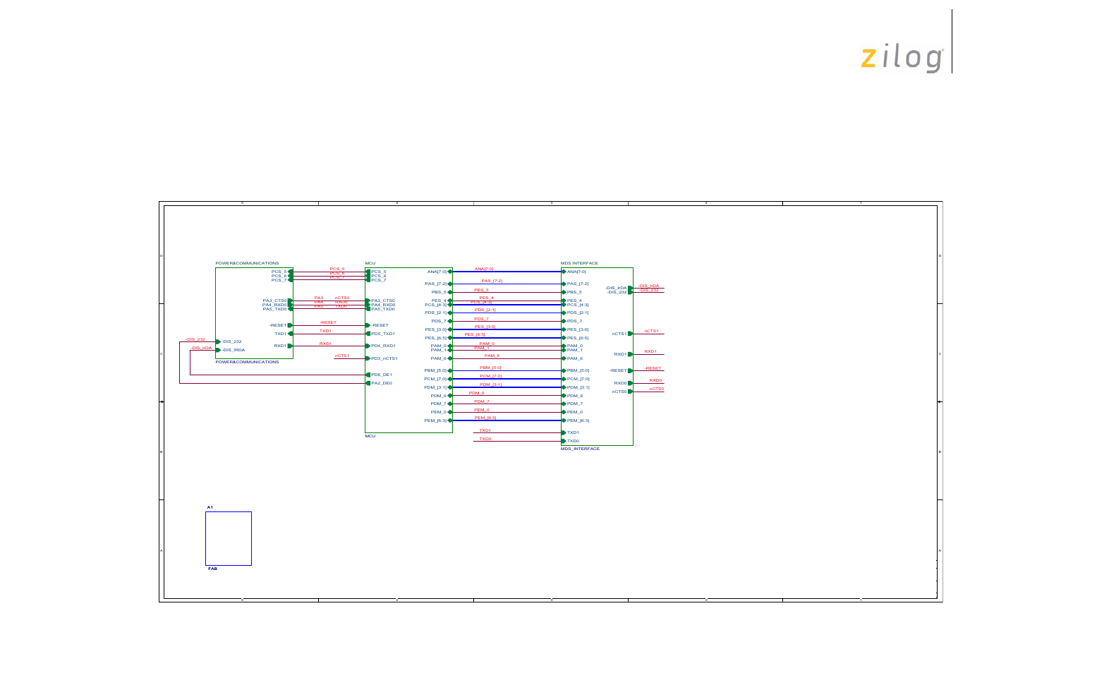 Schematics, R13 through r15 | Zilog Z8F0880 User Manual | Page 13 / 18