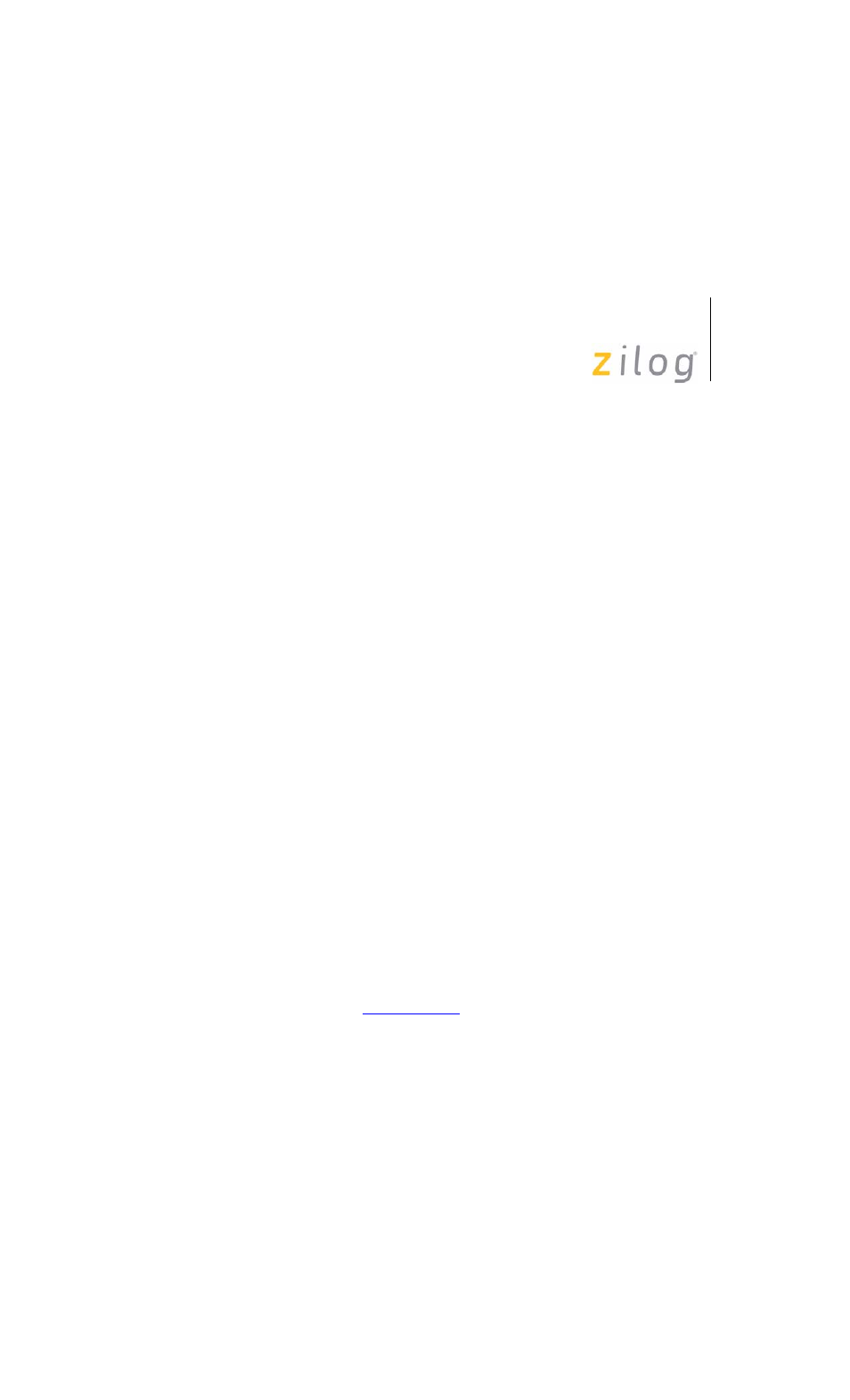 Zilog Z8F1621 User Manual | Page 11 / 18