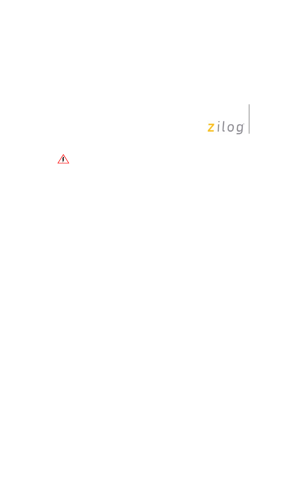 Zilog Z8F1621 User Manual | Page 18 / 18