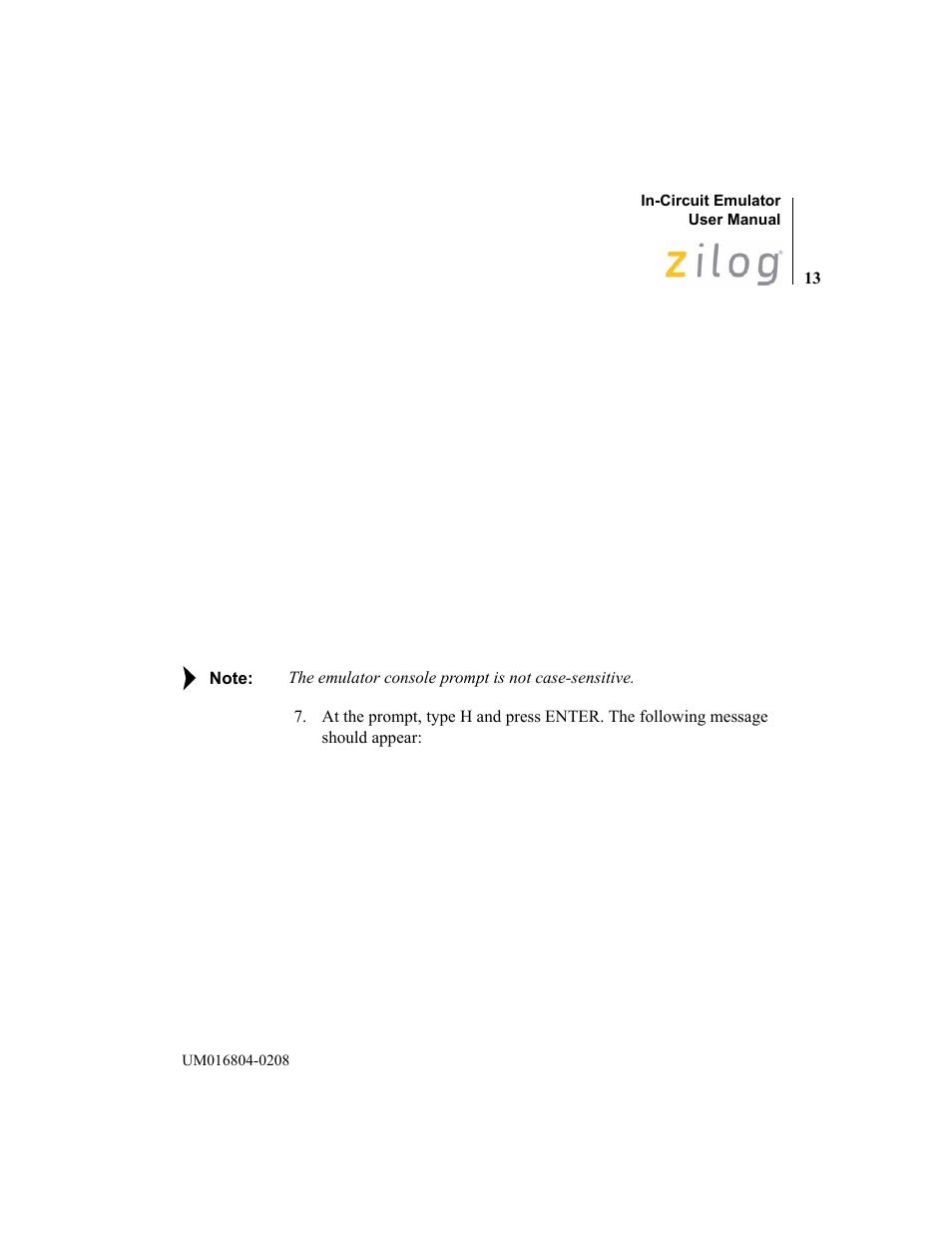 Zilog Z8F1621 User Manual | Page 16 / 27
