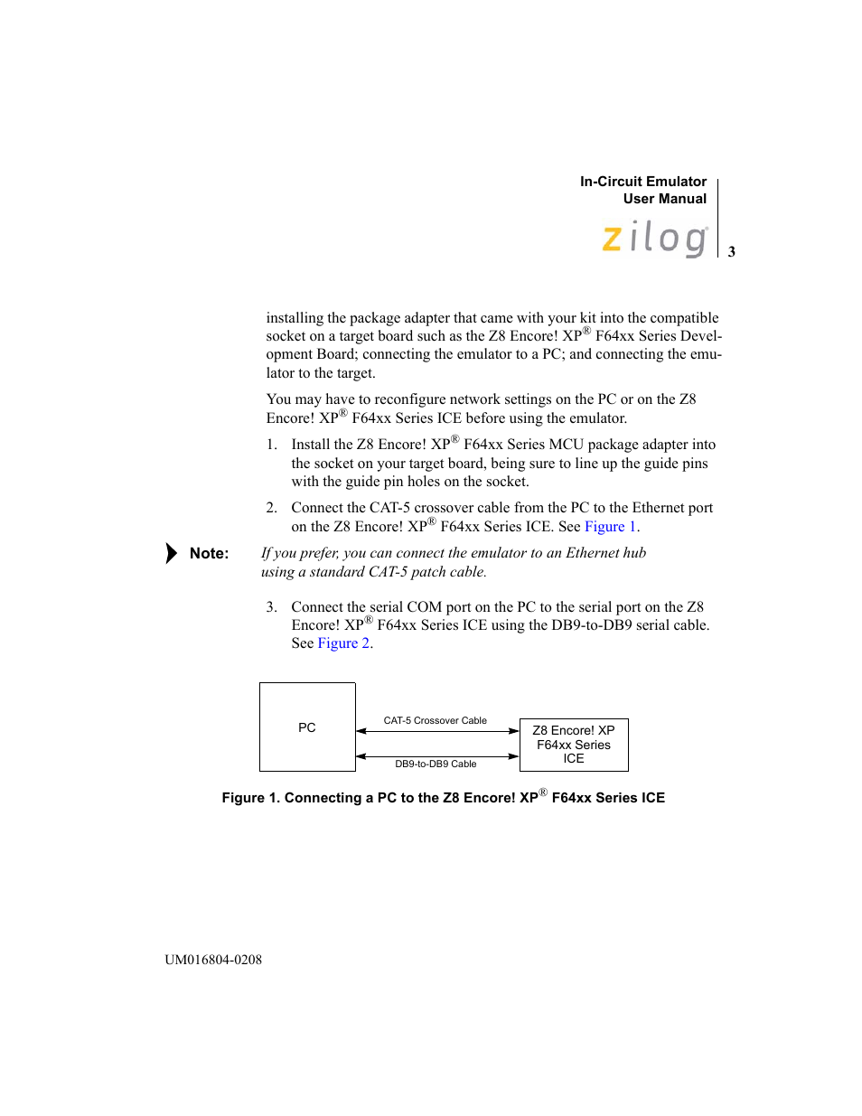 Zilog Z8F1621 User Manual | Page 6 / 27