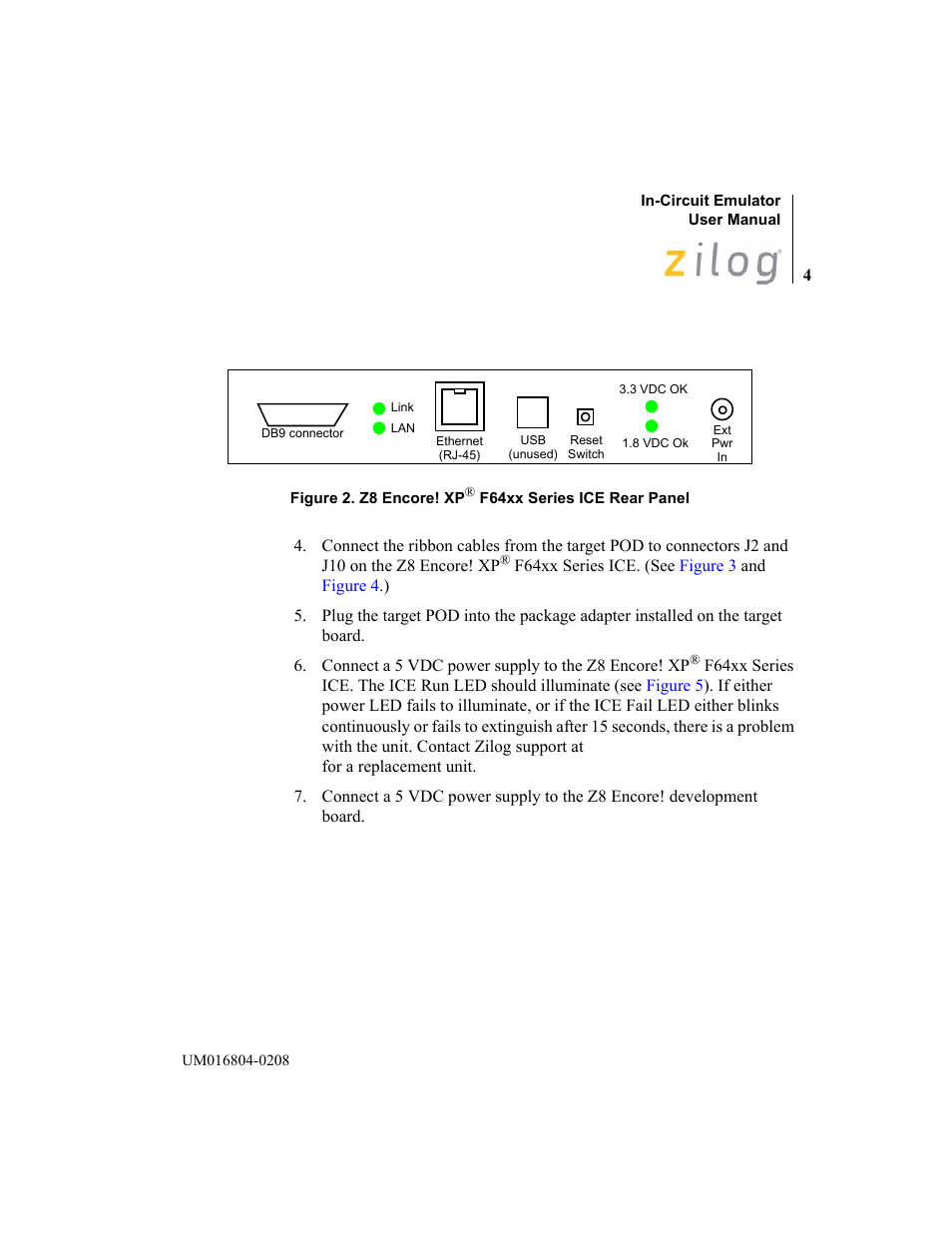 Zilog Z8F1621 User Manual | Page 7 / 27