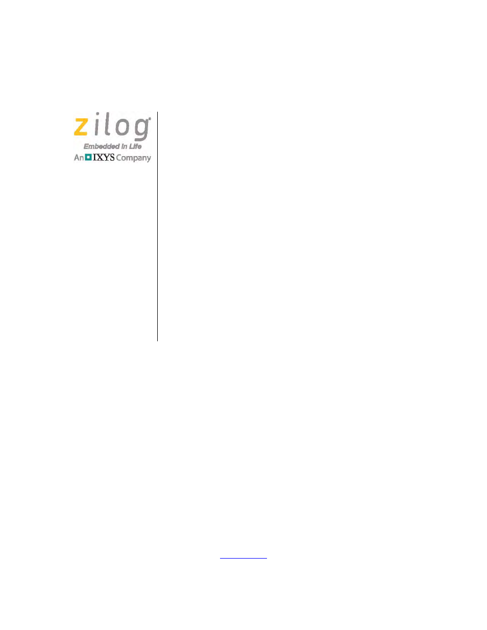 Zilog Z8F1681 User Manual | 50 pages