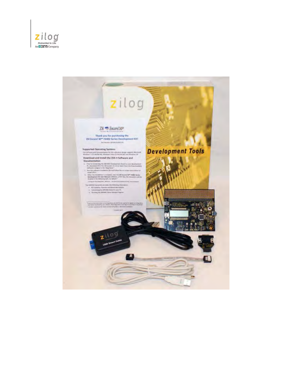 Figure 1, The f6482 series development kit | Zilog Z8F1681 User Manual | Page 12 / 50