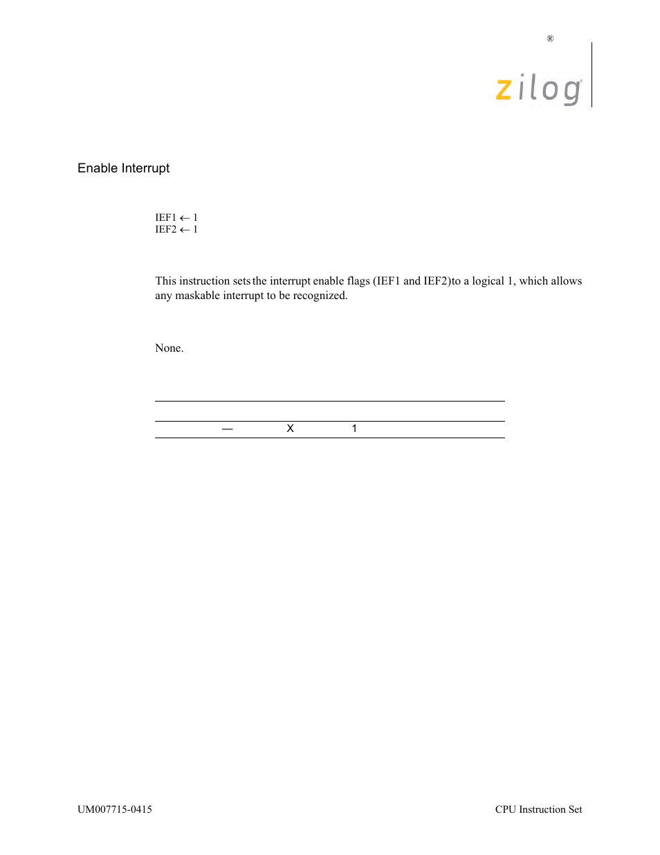 Zilog EZ80F916 User Manual | Page 151 / 411