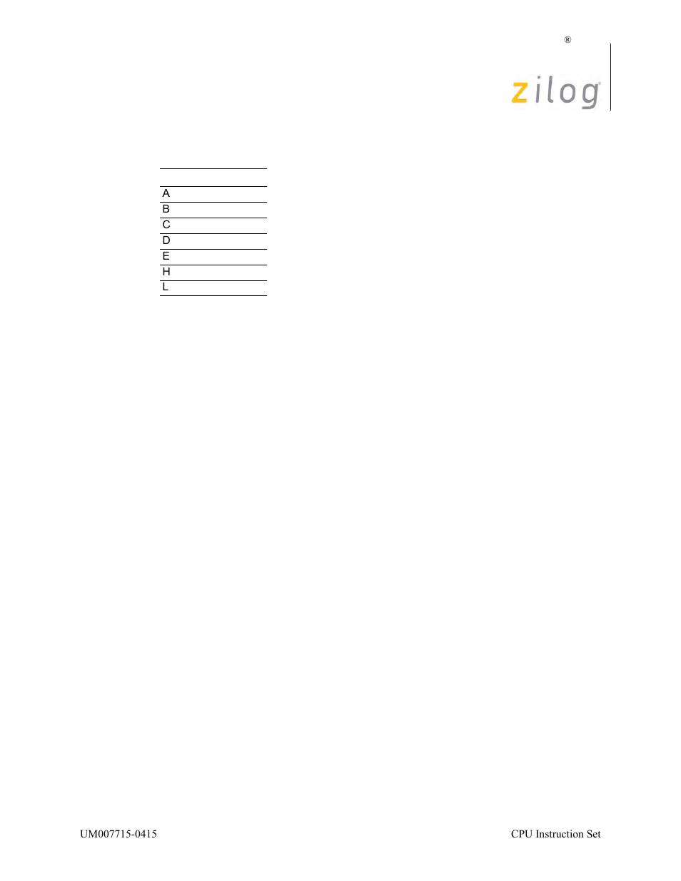 Zilog EZ80F916 User Manual | Page 375 / 411
