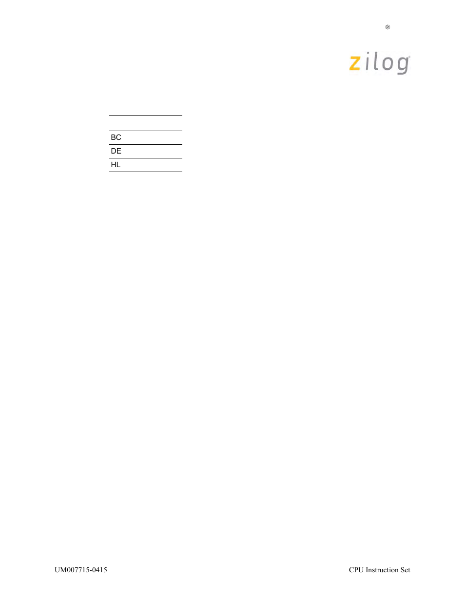Zilog EZ80F916 User Manual | Page 95 / 411
