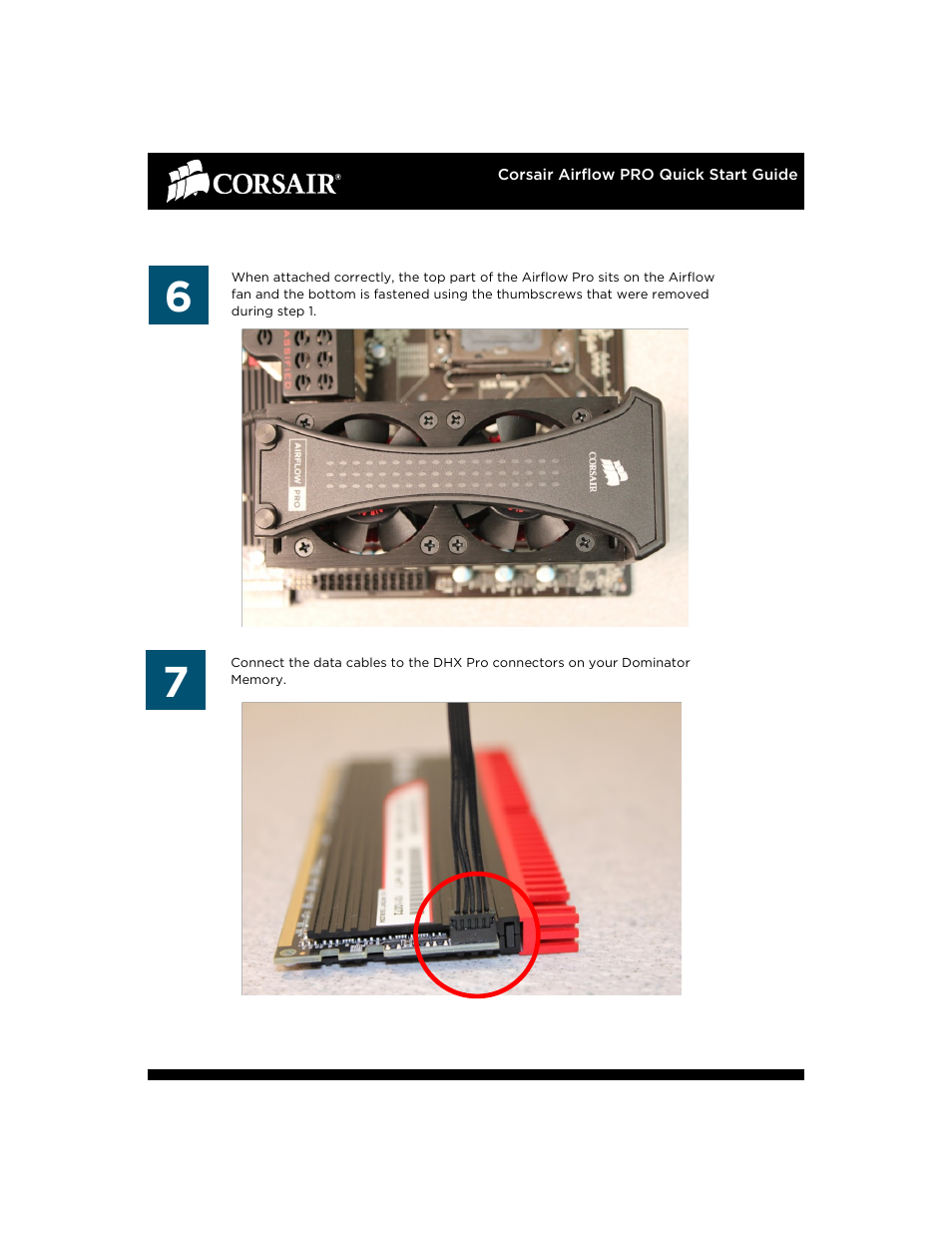 Corsair AirFlow Pro User Manual | Page 5 / 7