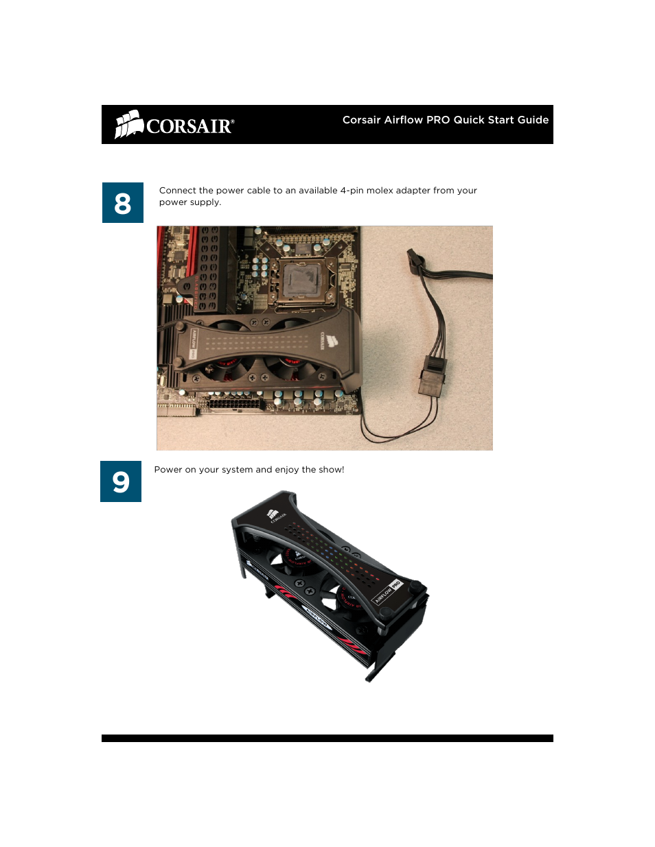 Corsair AirFlow Pro User Manual | Page 6 / 7