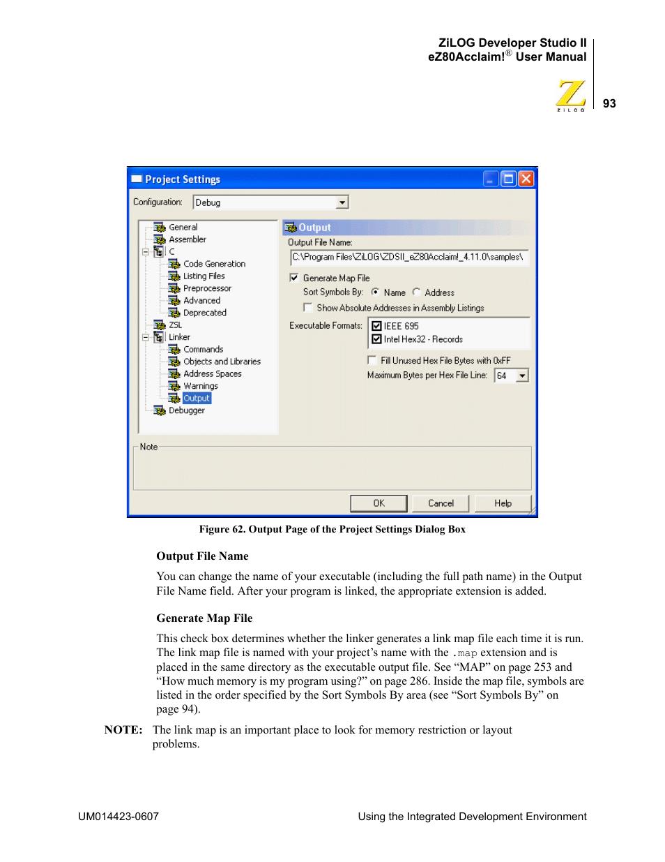 Zilog EZ80F916 User Manual | Page 113 / 469