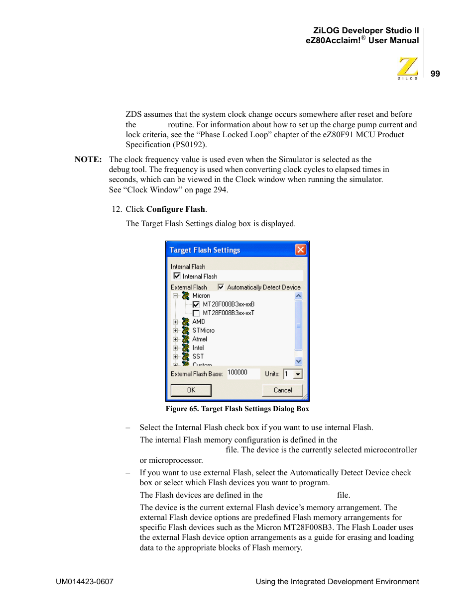 Zilog EZ80F916 User Manual | Page 119 / 469
