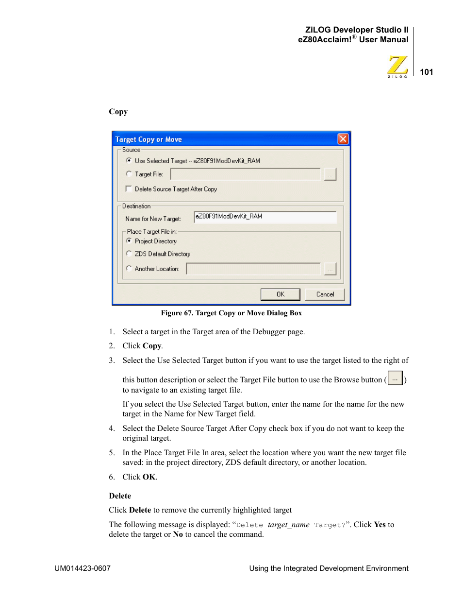 Zilog EZ80F916 User Manual | Page 121 / 469