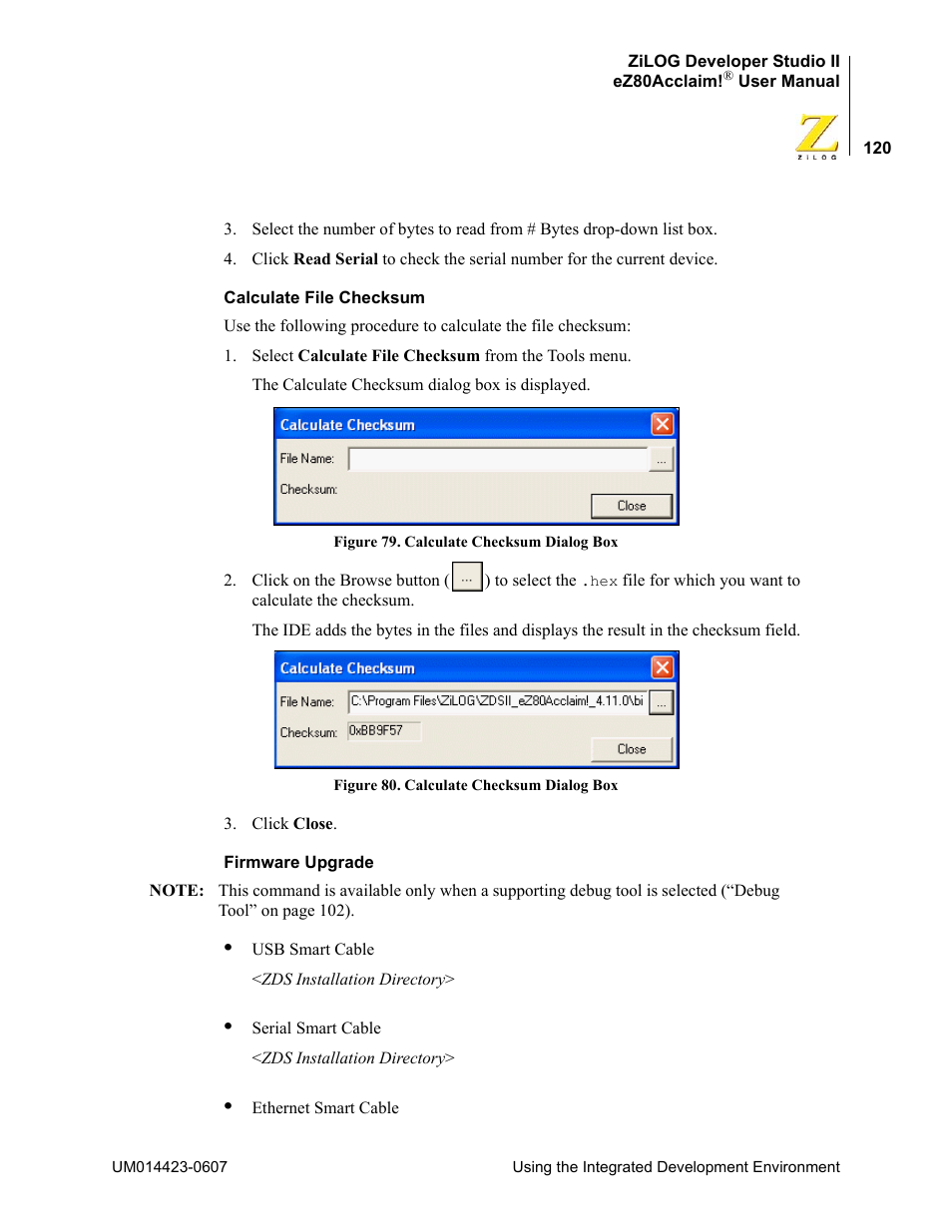 Zilog EZ80F916 User Manual | Page 140 / 469