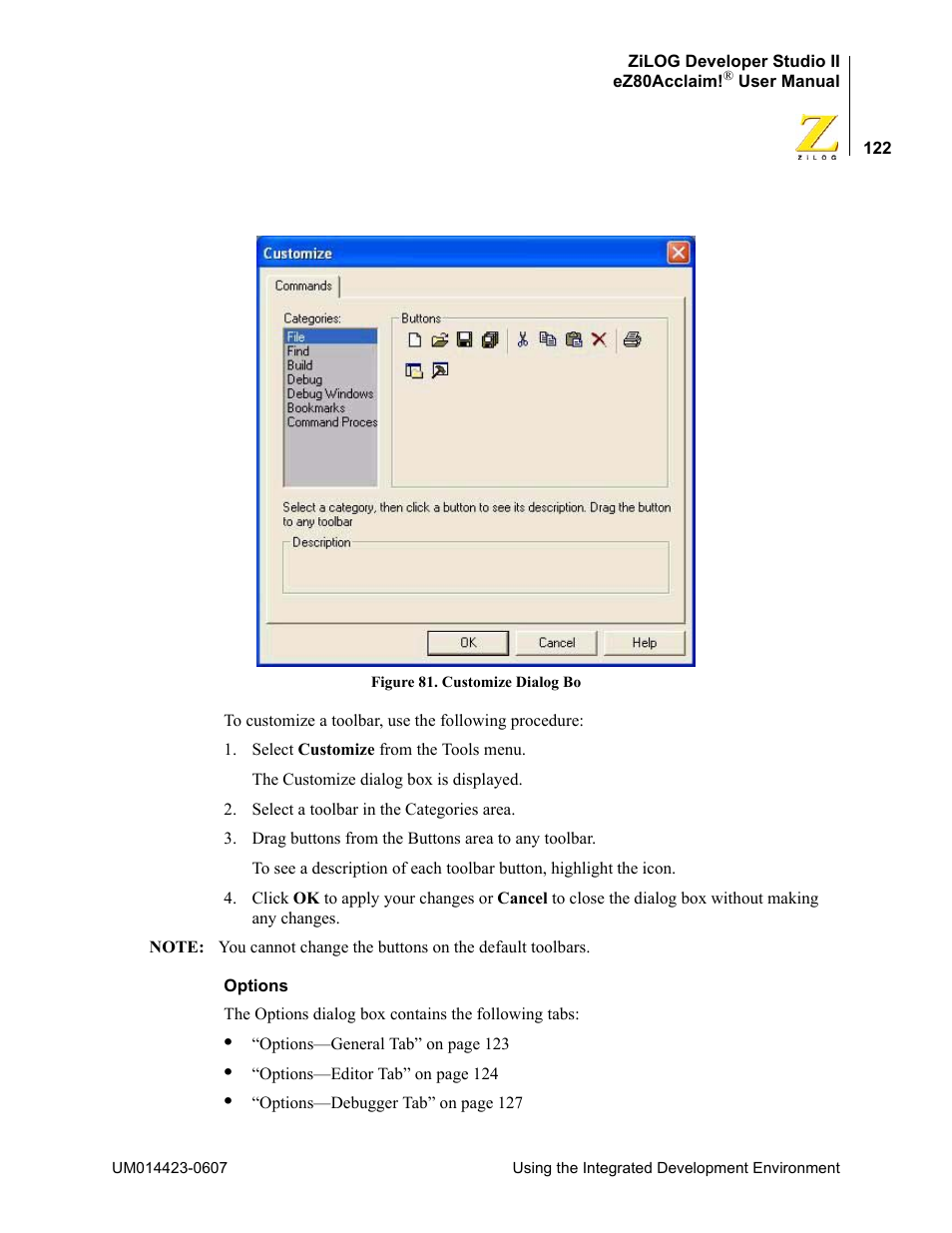 Zilog EZ80F916 User Manual | Page 142 / 469