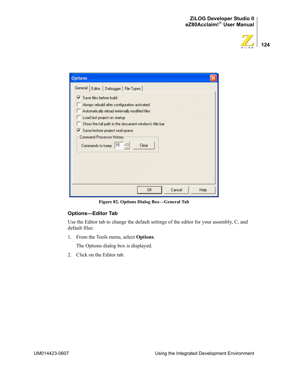 Zilog EZ80F916 User Manual | Page 144 / 469