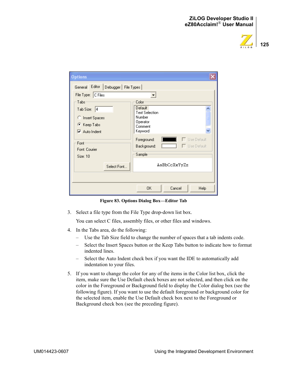Zilog EZ80F916 User Manual | Page 145 / 469