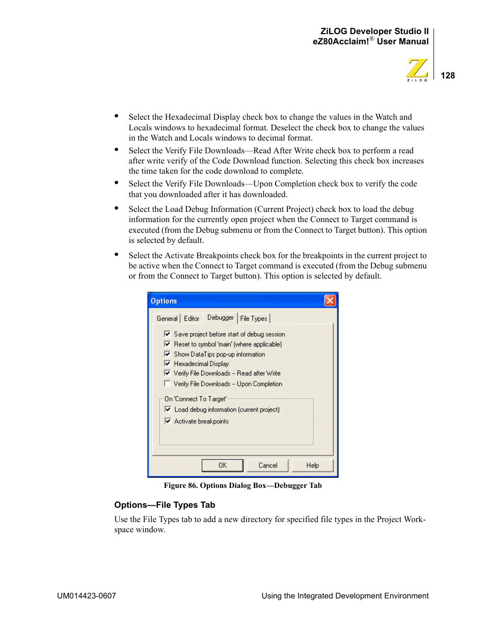 Zilog EZ80F916 User Manual | Page 148 / 469