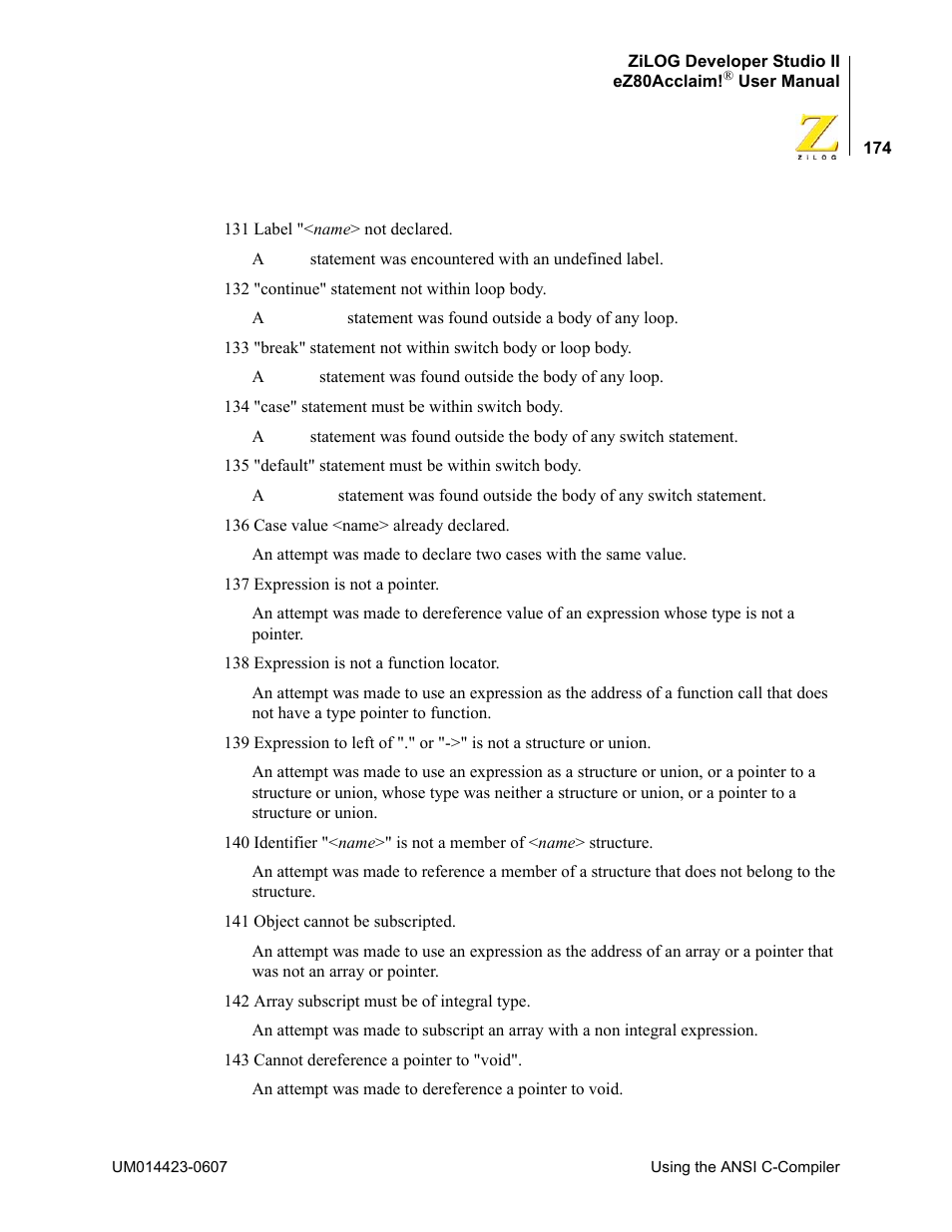 Zilog EZ80F916 User Manual | Page 194 / 469