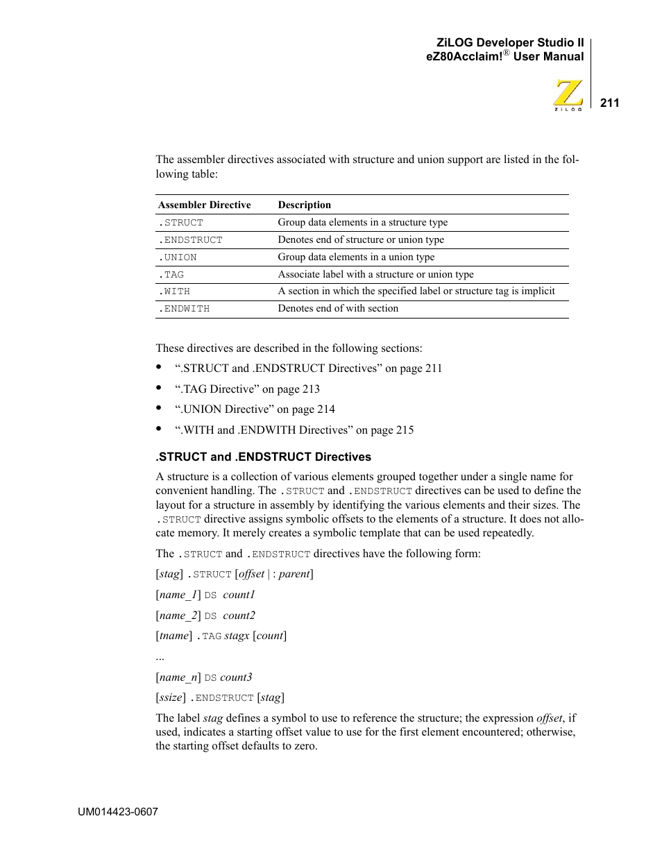 Zilog EZ80F916 User Manual | Page 231 / 469