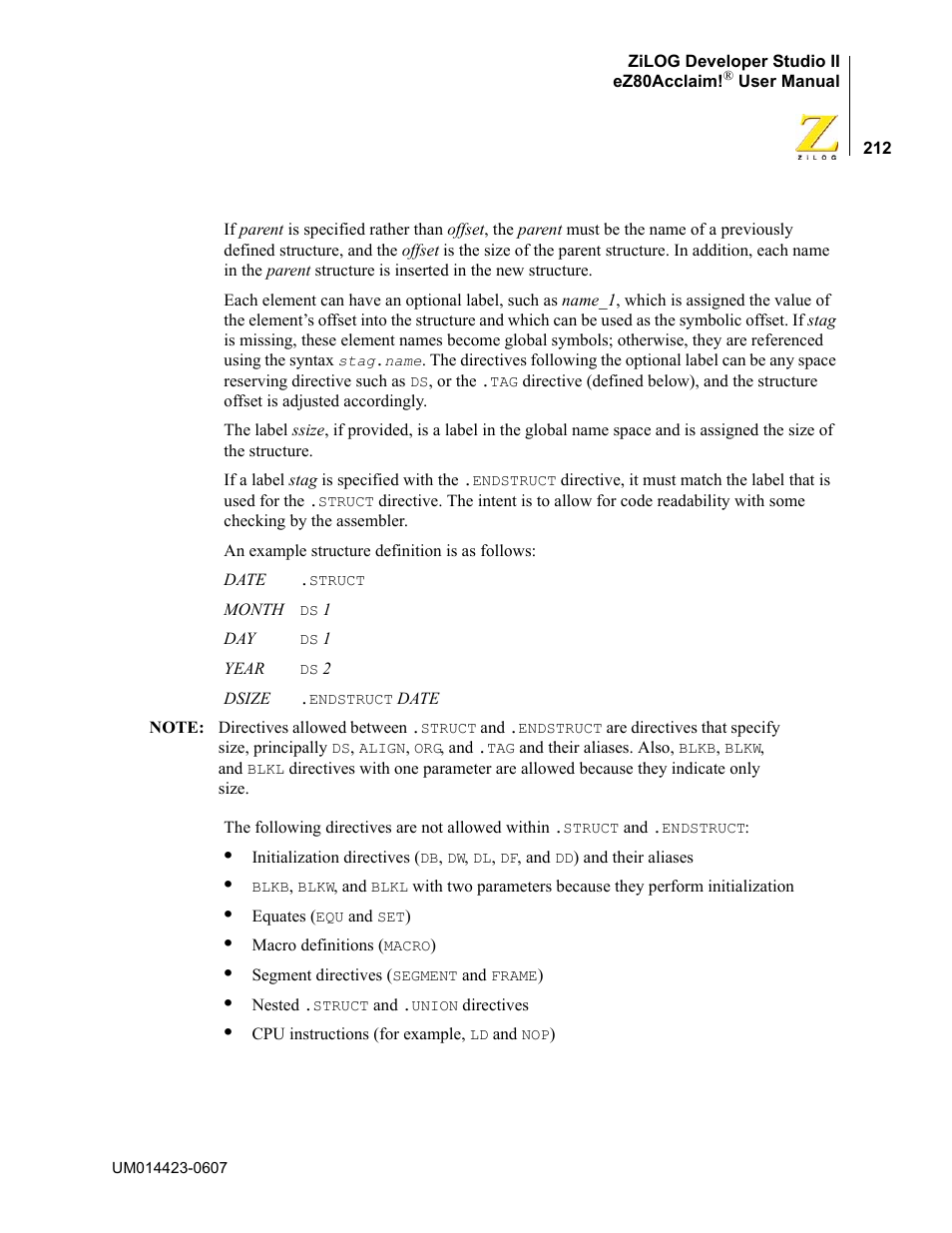 Zilog EZ80F916 User Manual | Page 232 / 469