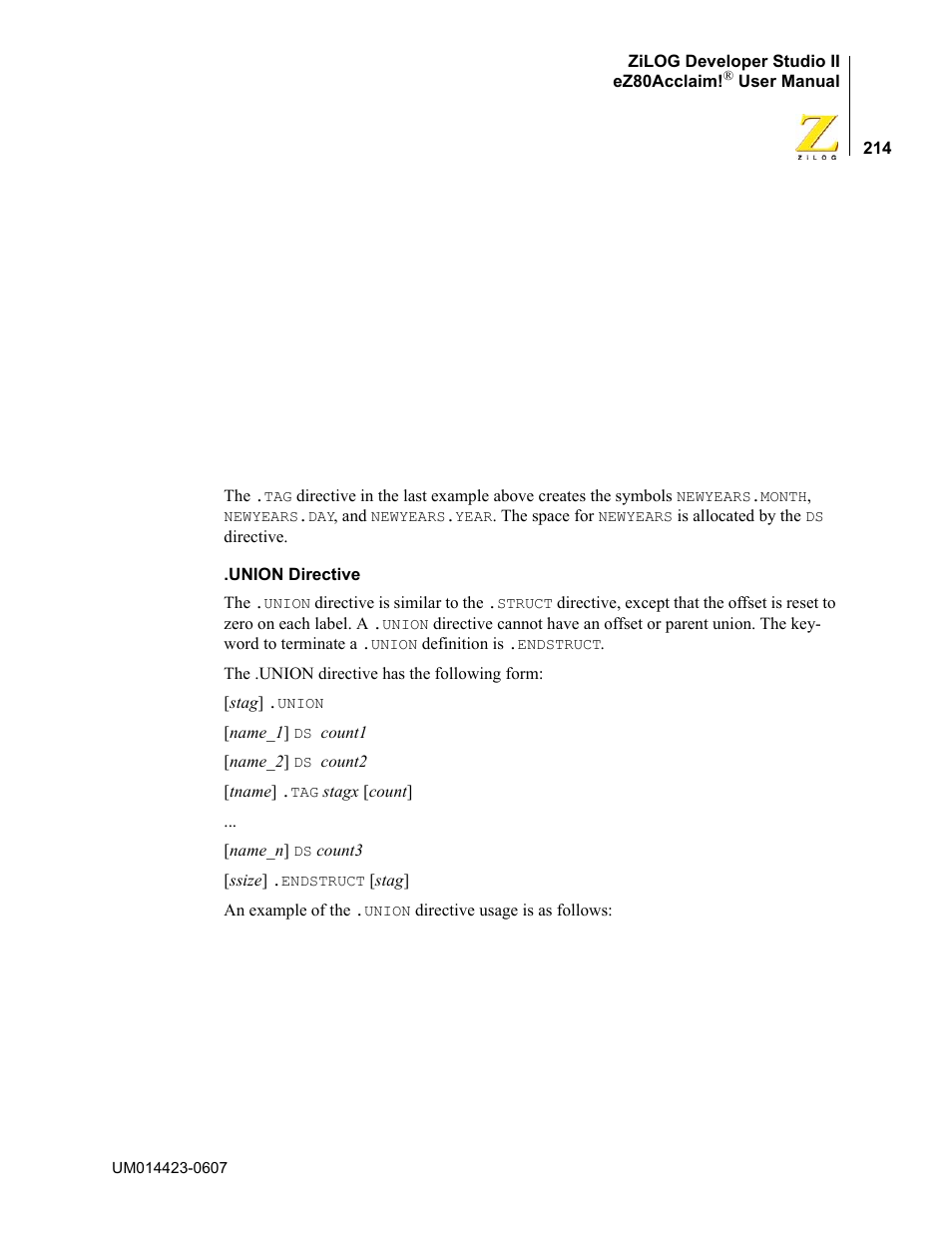 Zilog EZ80F916 User Manual | Page 234 / 469