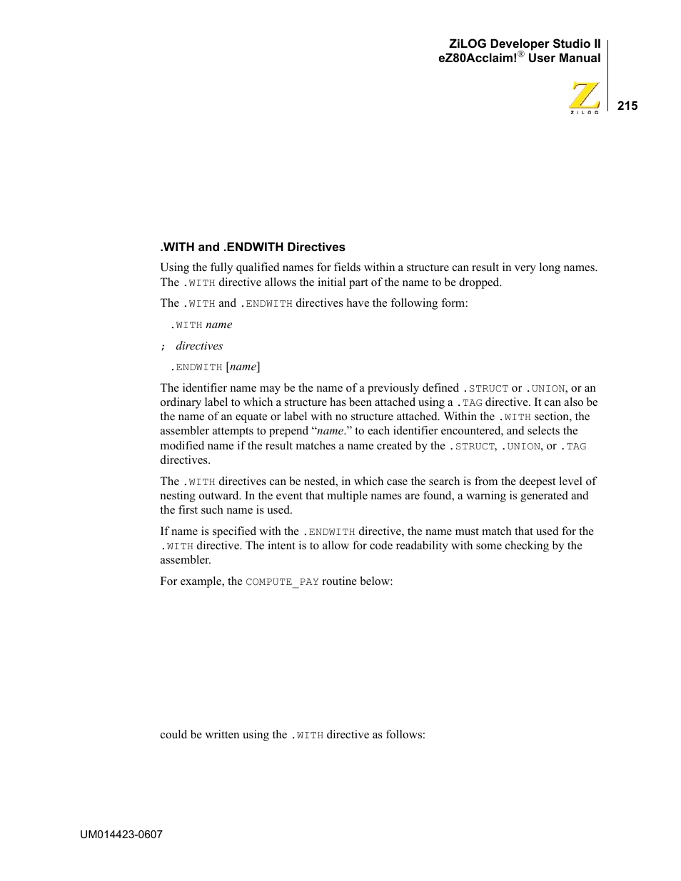 Zilog EZ80F916 User Manual | Page 235 / 469